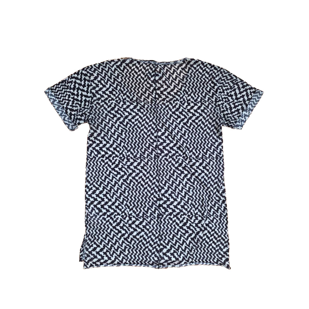 Rag & Bone Womens Black-White Crew Neck Cotton Tee Shirt XS A001664 - Picture 8 of 9